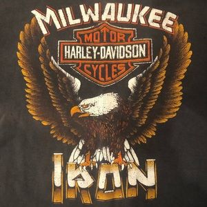 AUTHENTIC Vintage Harley Davidson T-Shirt Belgium